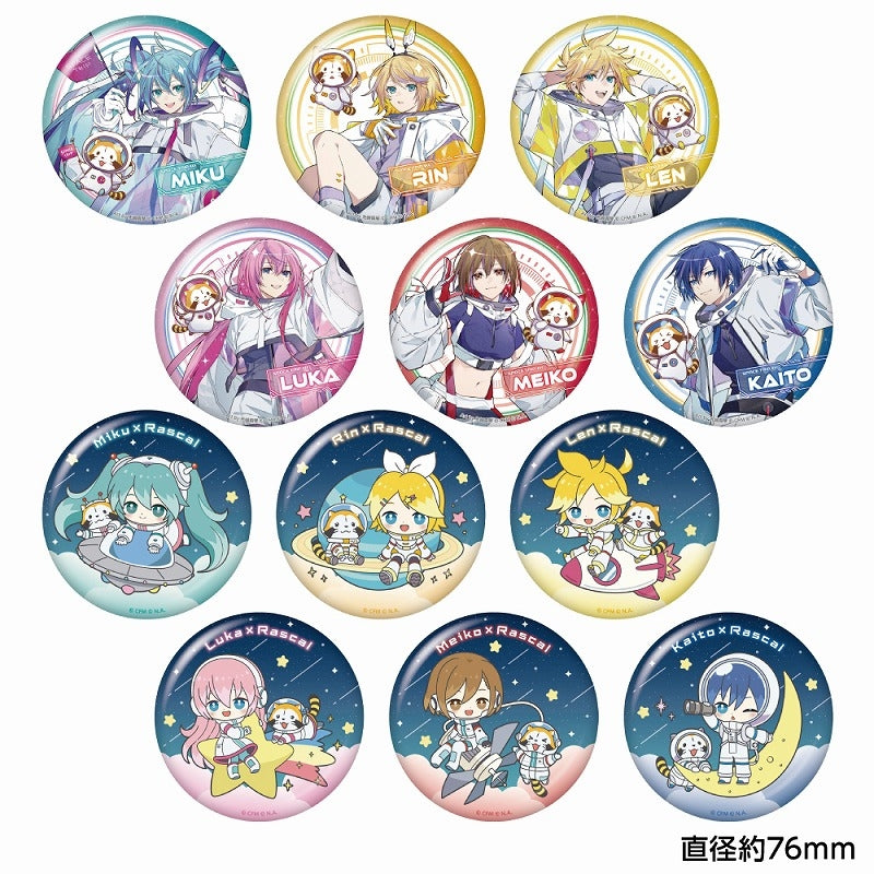 Hatsune Miku x Rascal 2024 Large Badge (Random 1 of 12 Types)