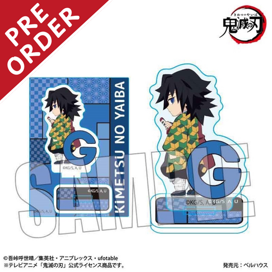 [PRE-ORDER] Demon Slayer Alphabet Series Mini Stand | Giyu Tomioka