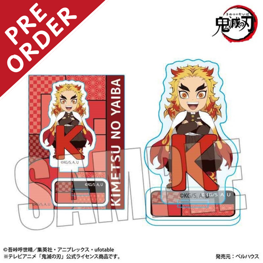 [PRE-ORDER] Demon Slayer Alphabet Series Mini Stand | Kyojuro Rengoku