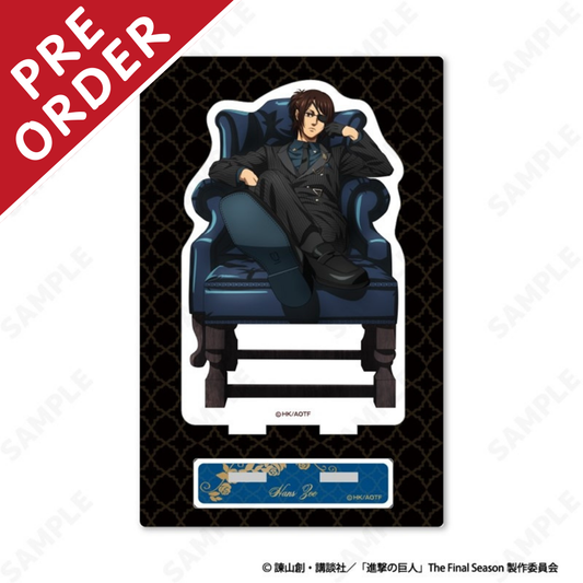 [PRE-ORDER] Attack on Titan Chair Acrylic Stand | Hange Zoe