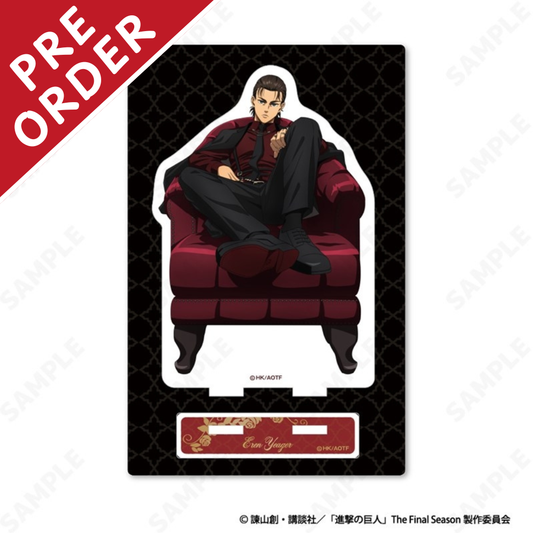 [PRE-ORDER] Attack on Titan Chair Acrylic Stand | Eren Yaeger