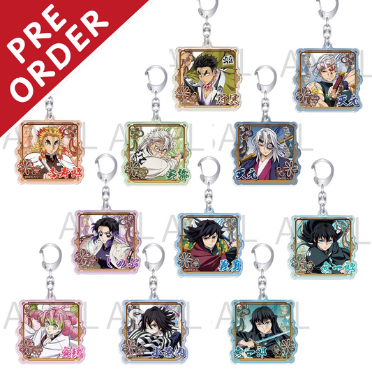 [PRE-ORDER] Demon Slayer Acrylic Keychain - Hashira Ver. (1 of 11 Types)
