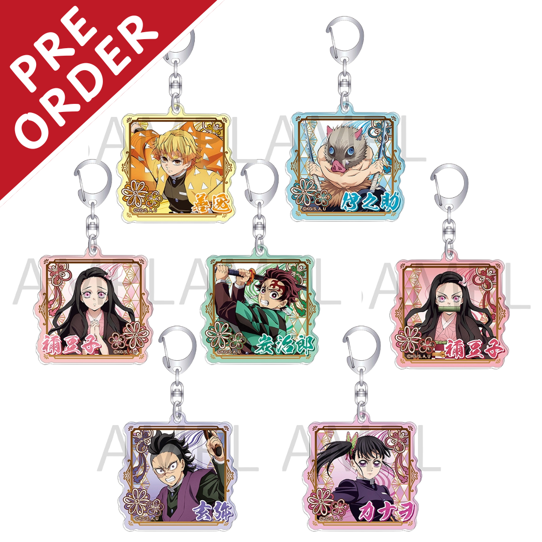 [PRE-ORDER] Demon Slayer Acrylic Keychain (1 of 7 Types)