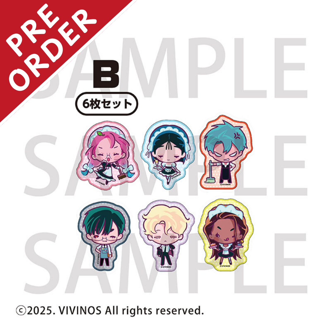 [PRE-ORDER] ALIEN STAGE IPSTAR Cafe Holographic Sticker Set B