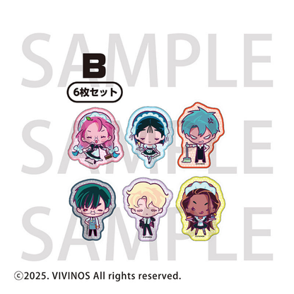 [PRE-ORDER] ALIEN STAGE IPSTAR Cafe Holographic Sticker Set B