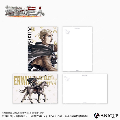 [PRE-ORDER] Attack on Titan Horseback Postcard Set | Erwin