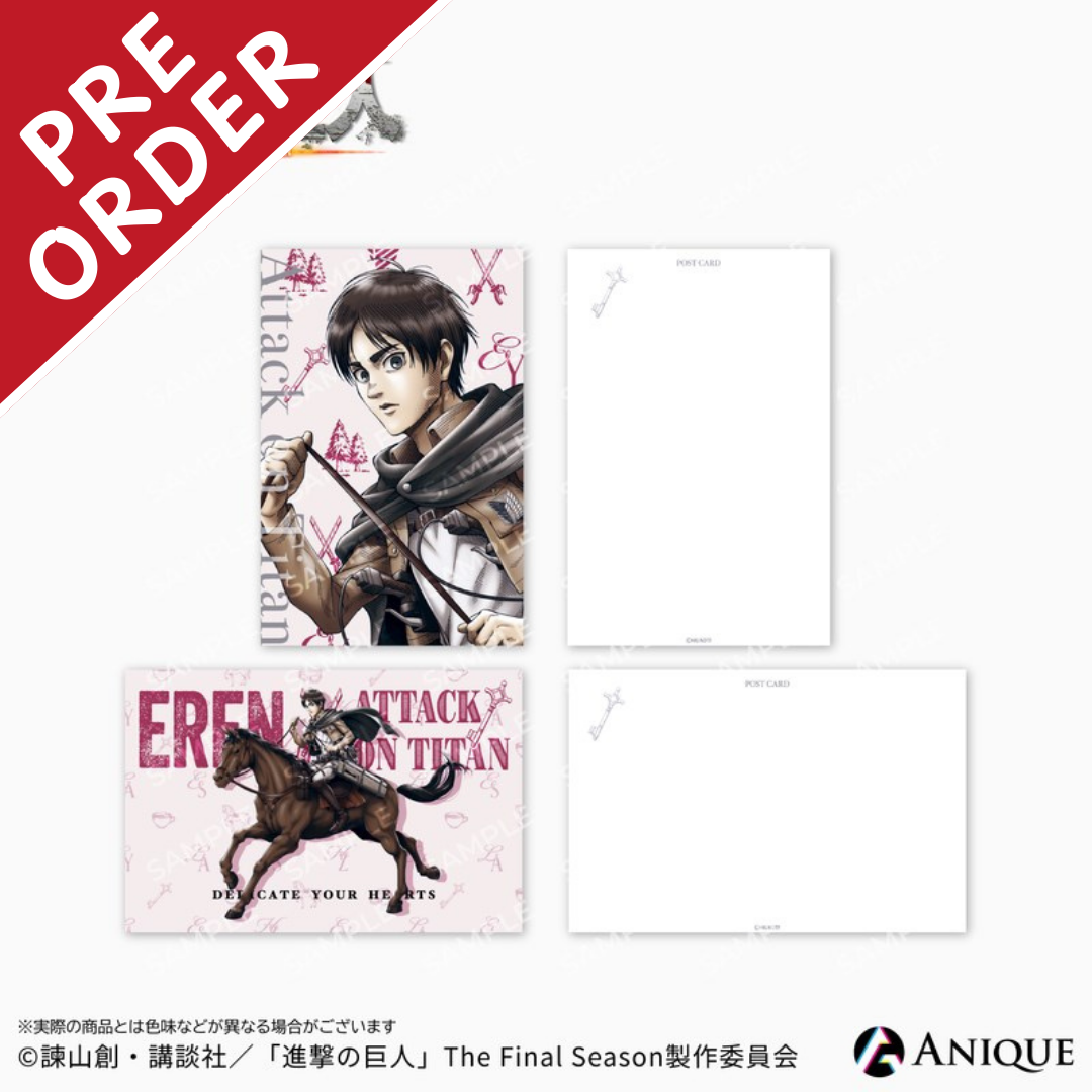 [PRE-ORDER] Attack on Titan Horseback Postcard Set | Eren