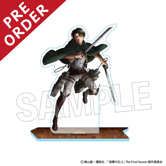 [PRE-ORDER] Attack on Titan Connectable Acrylic Stand | Levi Ackerman