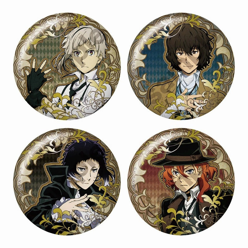 Bungo Stray Dogs Art Nouveau Can Badge (Random 1 of 4 Types)