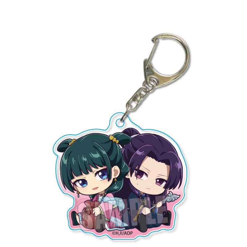 The Apothecary Diaries Gyugyutto Acrylic Keychain | Maomao & Jinshi - Garden Party Ver.