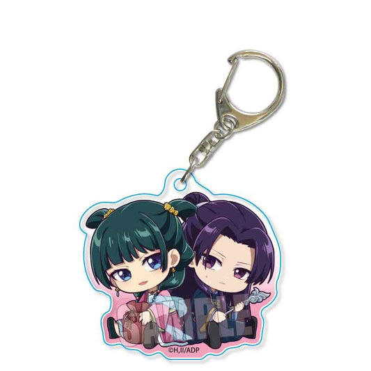 The Apothecary Diaries Gyugyutto Acrylic Keychain | Maomao & Jinshi - Garden Party Ver.